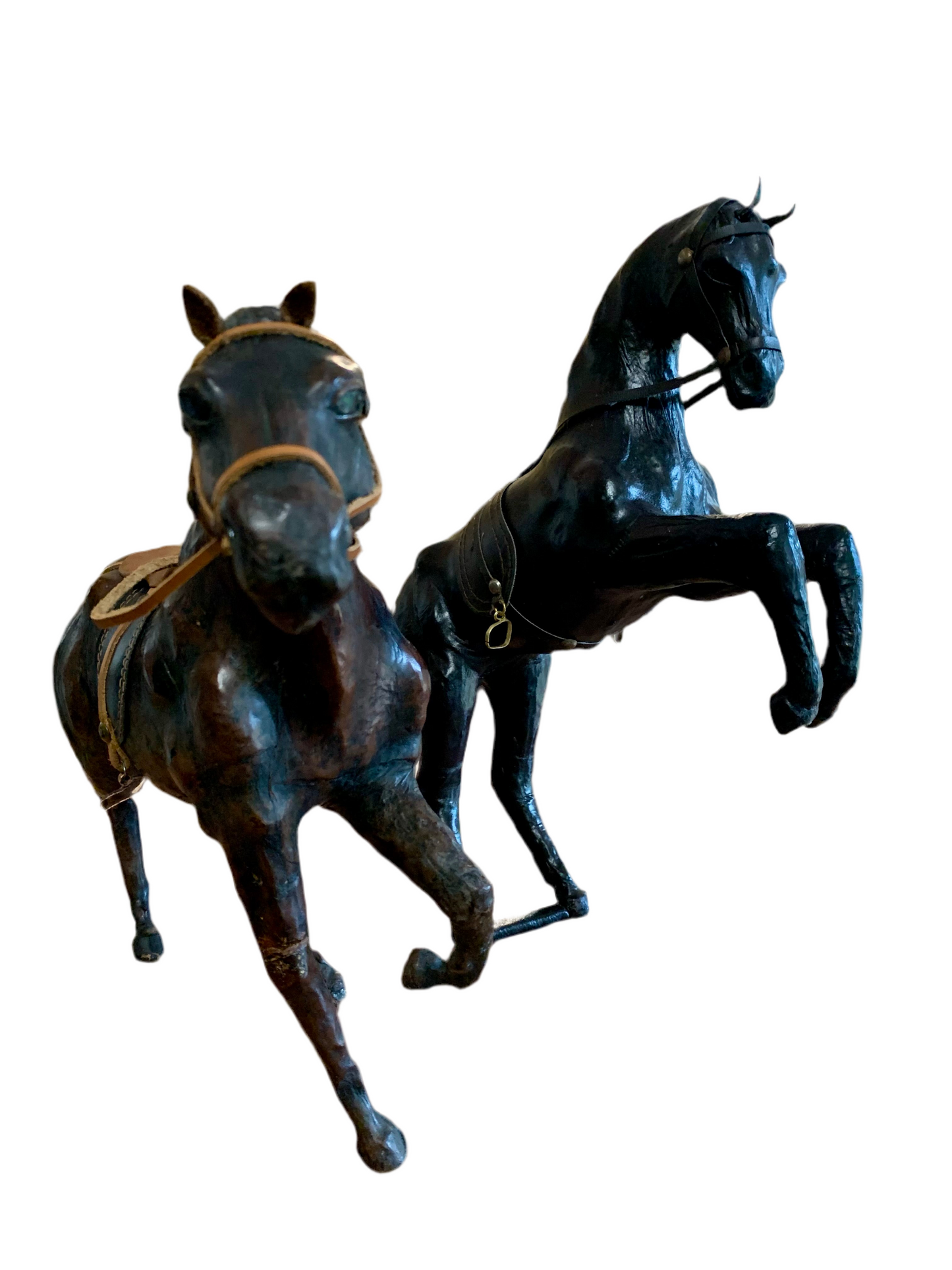 CAVALLO RIVESTITO IN CUOIO