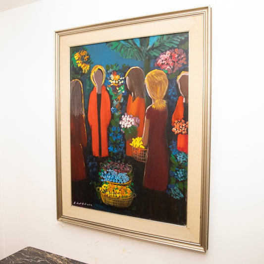 Donne con fiori di E. Fantuzzi