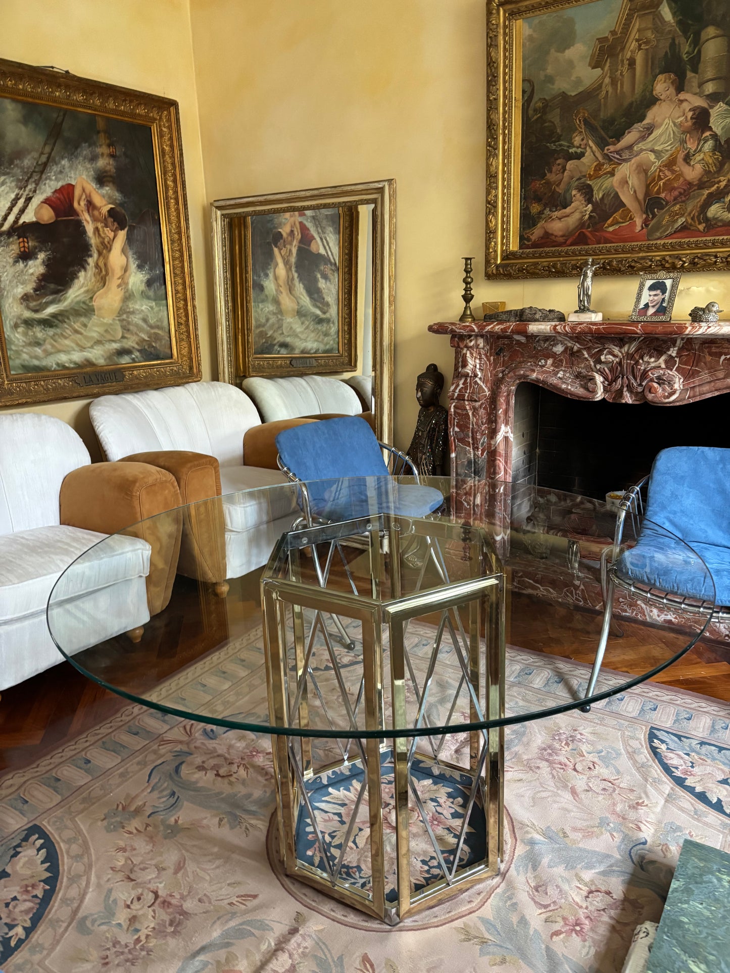 Tavolo stile Holliwood Regency