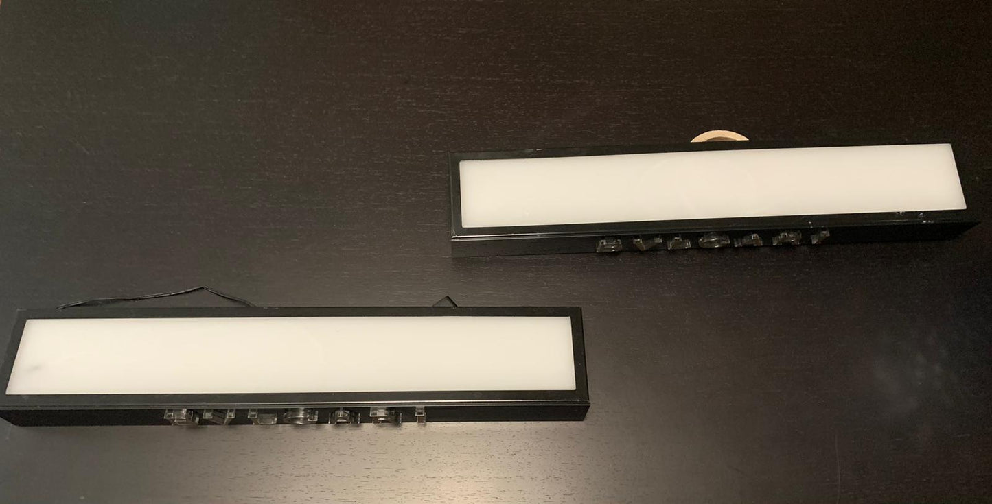 COPPIA DI RIPIANI DECORATIVI BULGARI ILLUMINATI