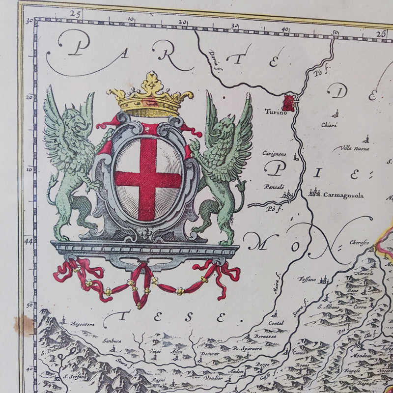 Cartina geografica della Repubblica di Genova