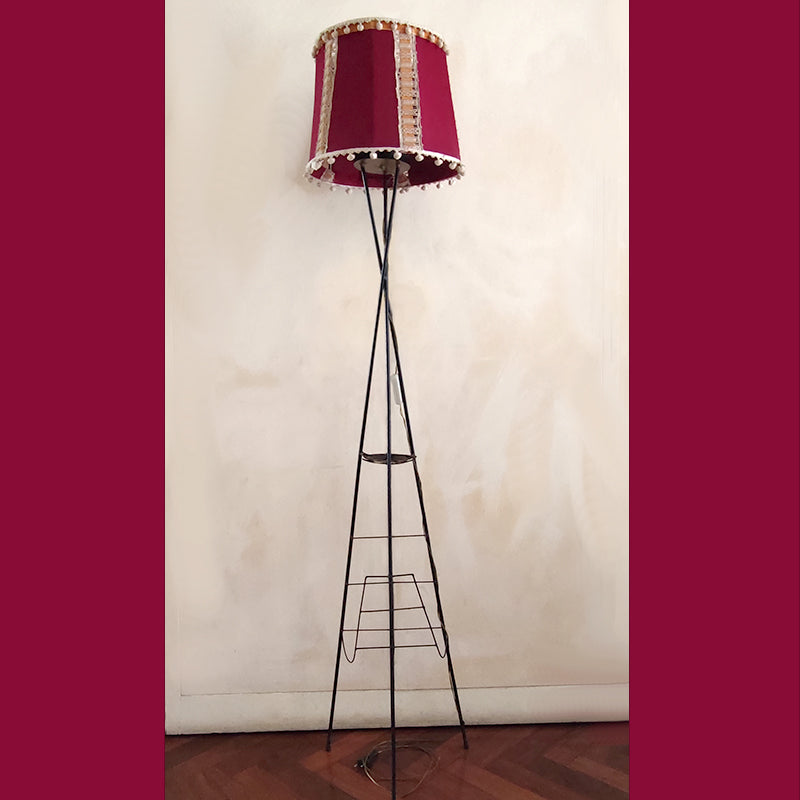 Lampada da terra vintage