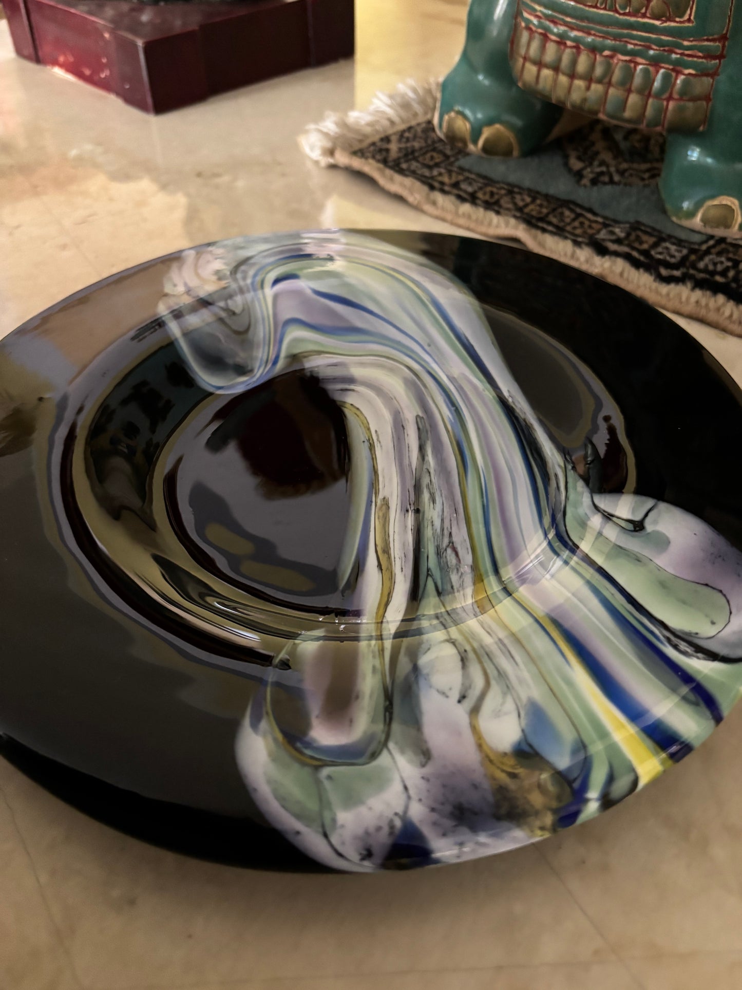 Piatto di design in Vetro di Murano