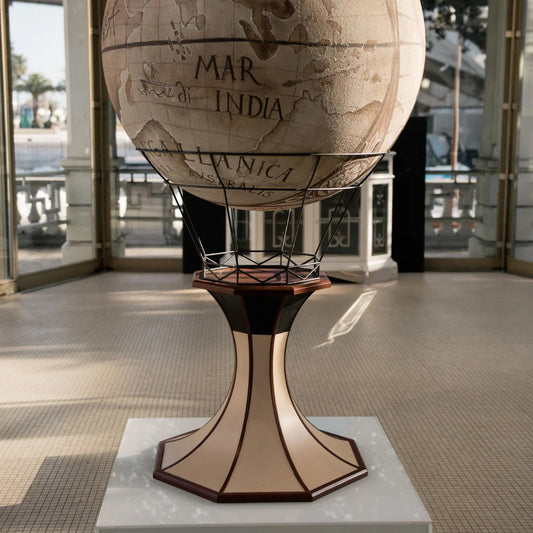 MAPPAMONDO SU BASE OTTAGONALE